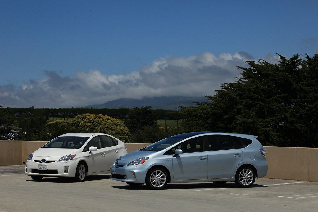Toyota's new Prius V Hybrid car