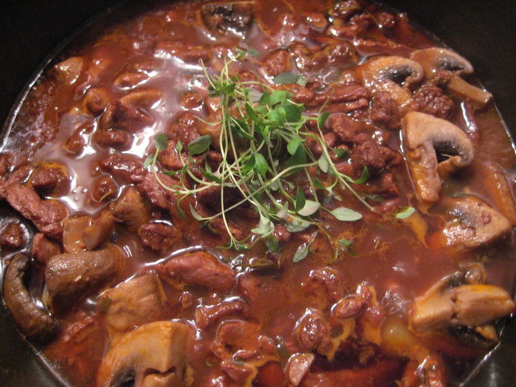Vegan Beef Bourguignon