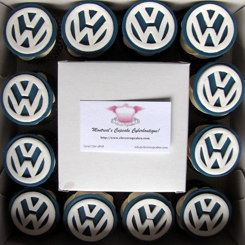 Volkswagen Logo Cupcakes
