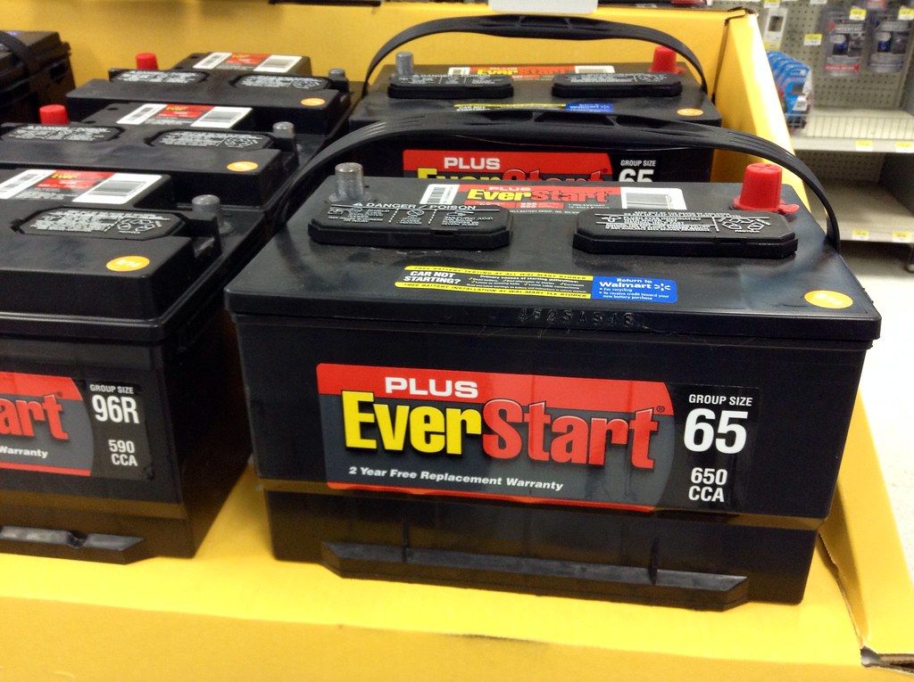 Walmart EverStart Car Batteries, Battery