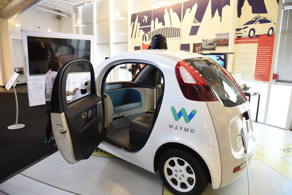 Waymo self-driving car, Computer History Museum, California