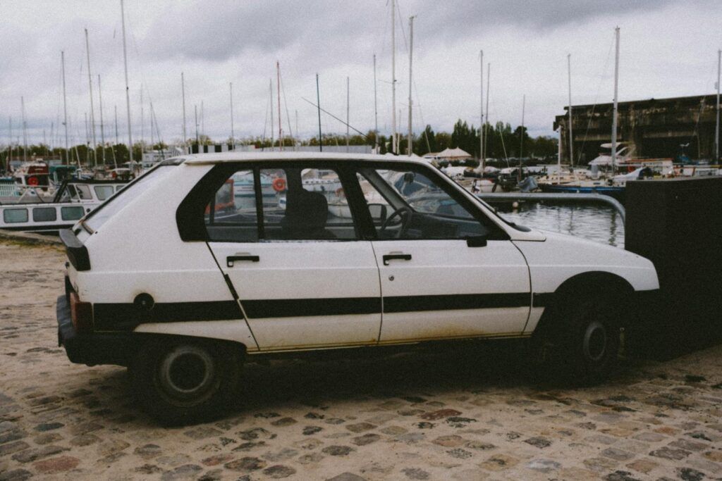 White Car On In Harbor