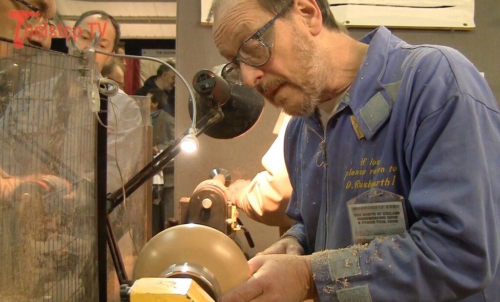 Woodturning at the North of England Woodworking and Power Tool Show, Harrogate