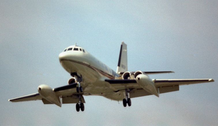 Zudem in Sion 1986 Lockheed JetStar