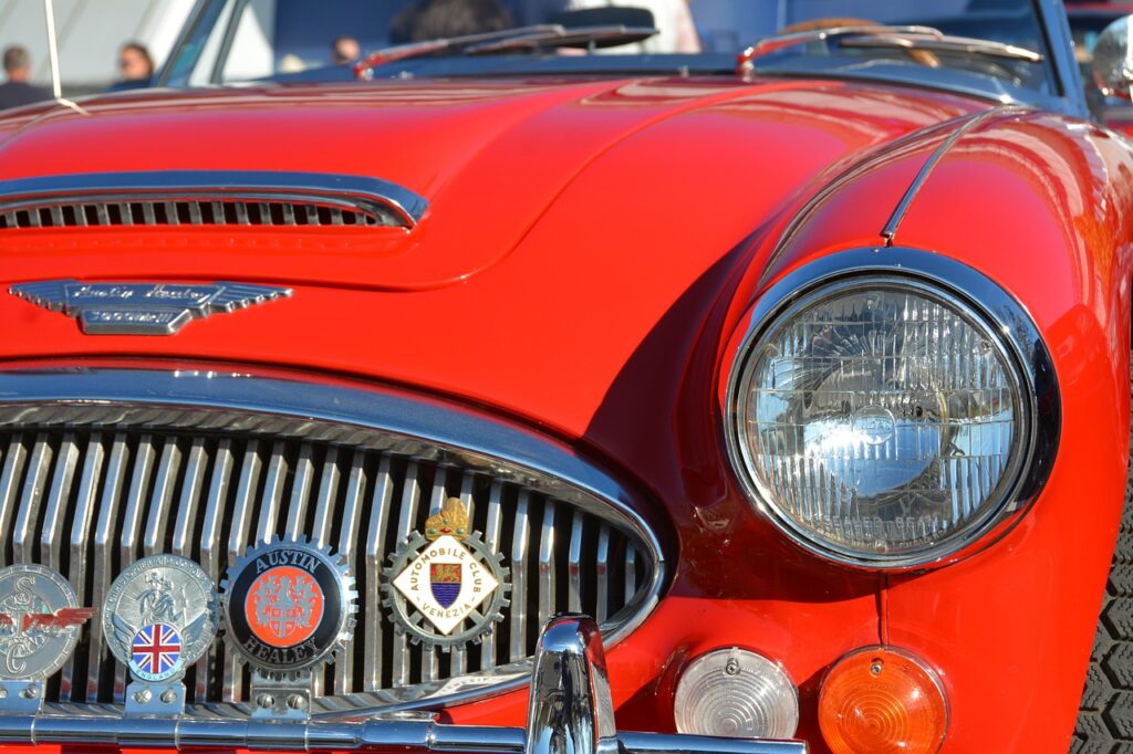 austin healey, car, automobile