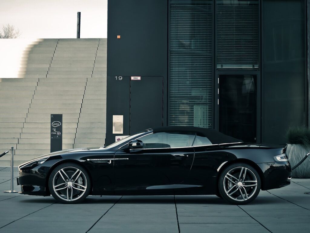 automobile, aston martin, sports car