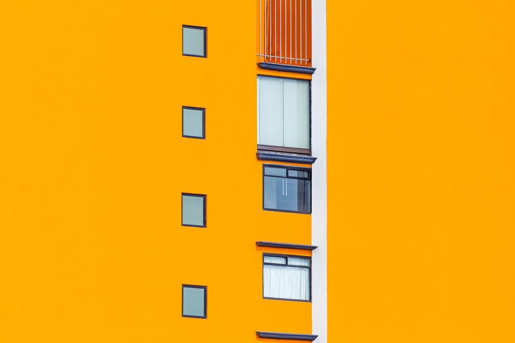 building, orange, architecture
