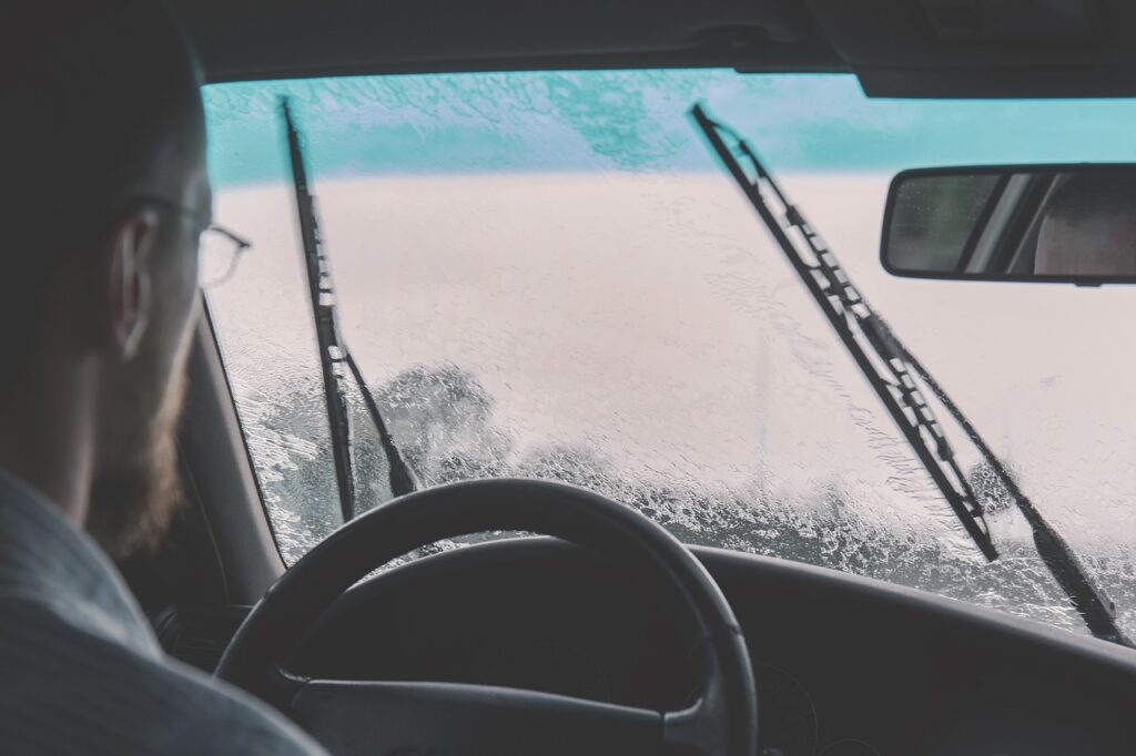 car, windshield, driving