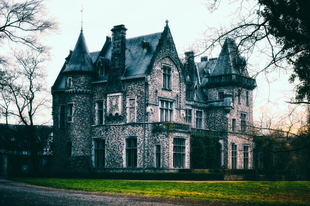 castle, villa, chateau