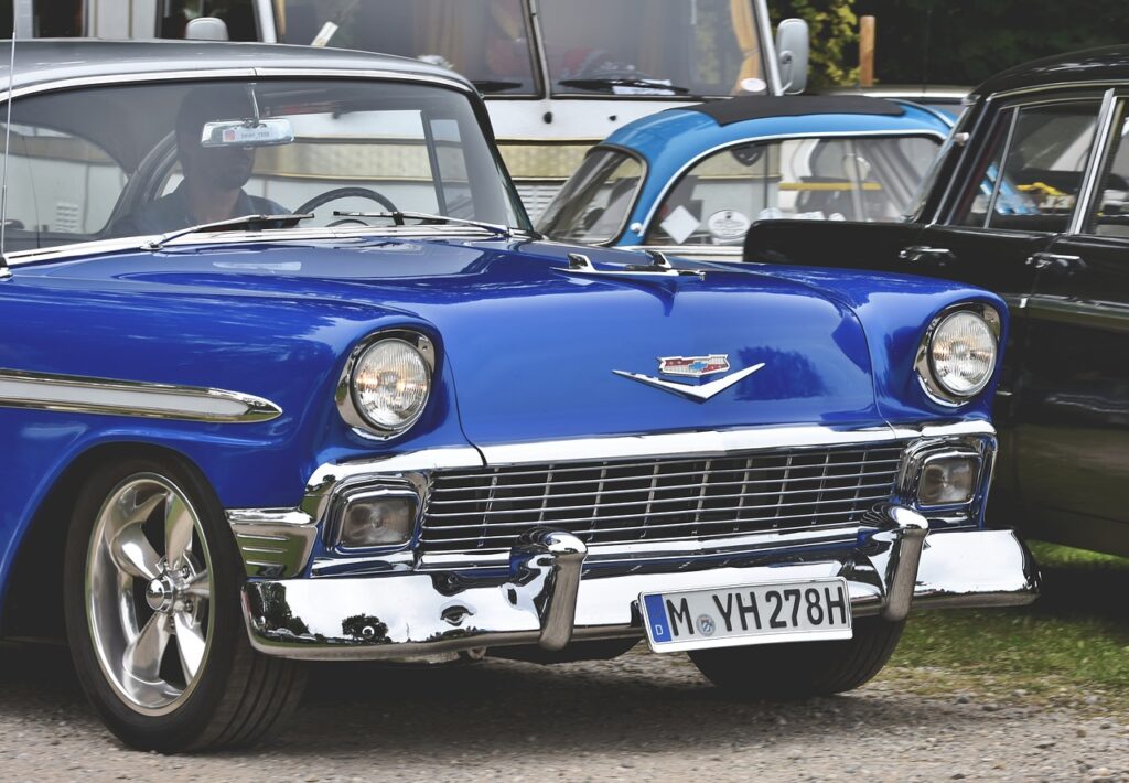 chevrolet bel air, antique car, classic