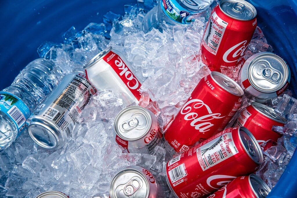 coca-cola, nature, water