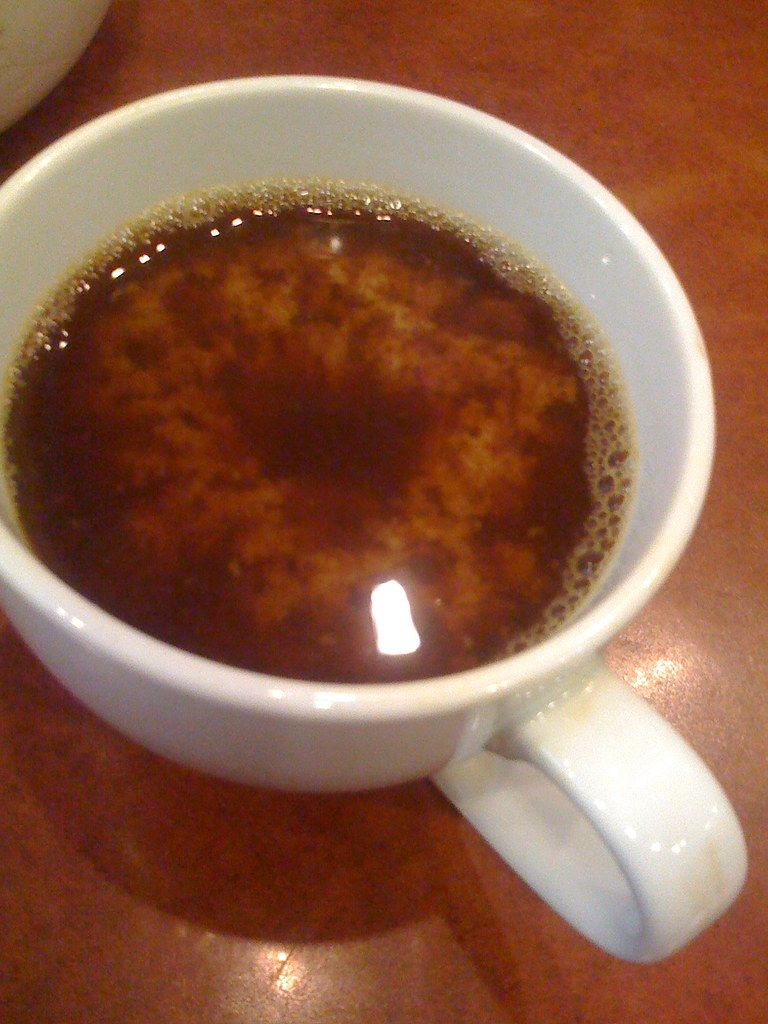 soy milk in coffee