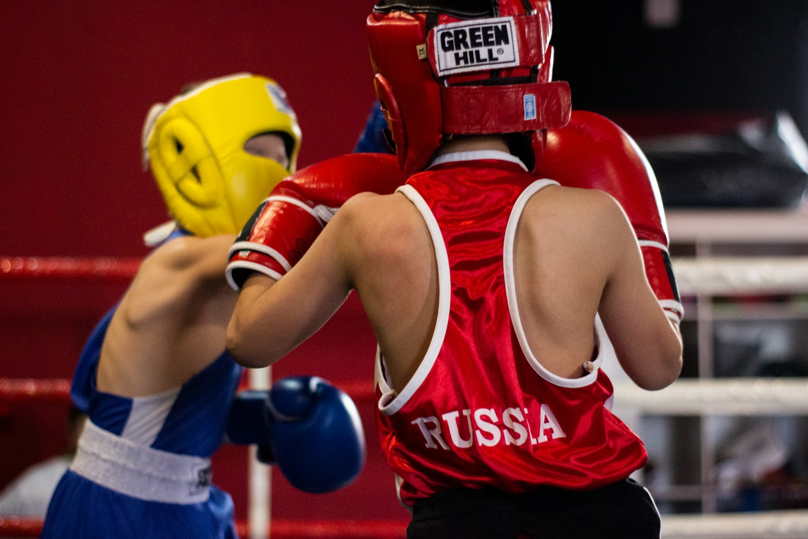 a couple of people that are in a boxing ring