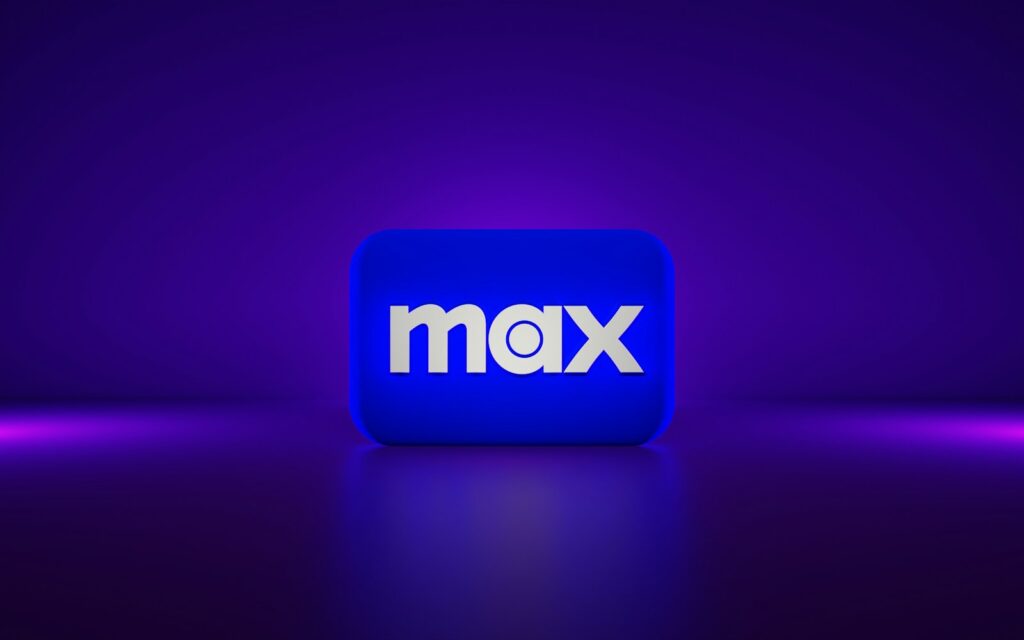 a blue box with the word max on it
