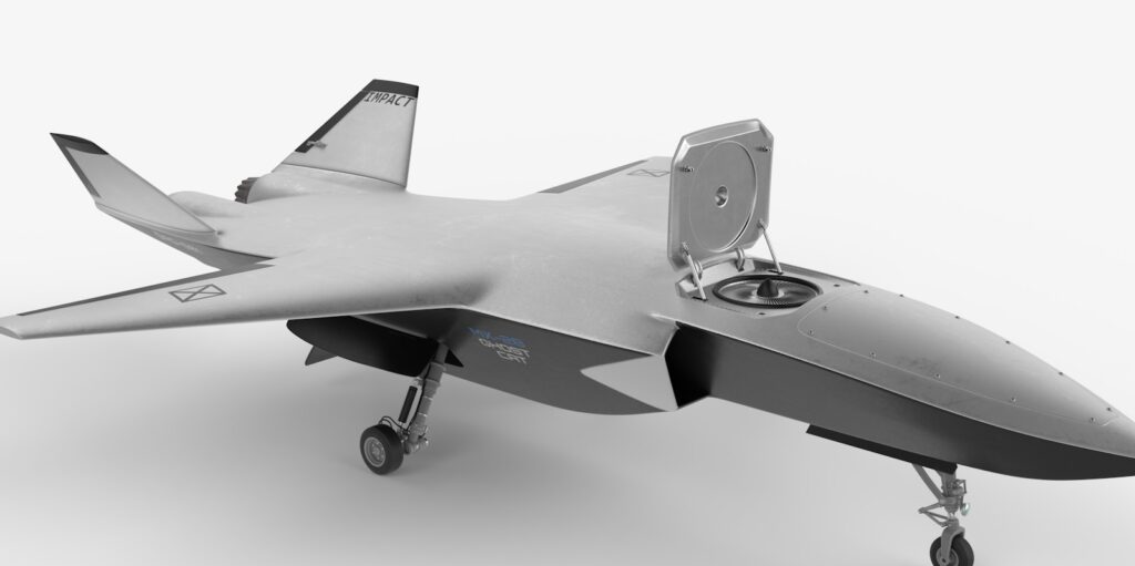 A model of a fighter jet on a white background