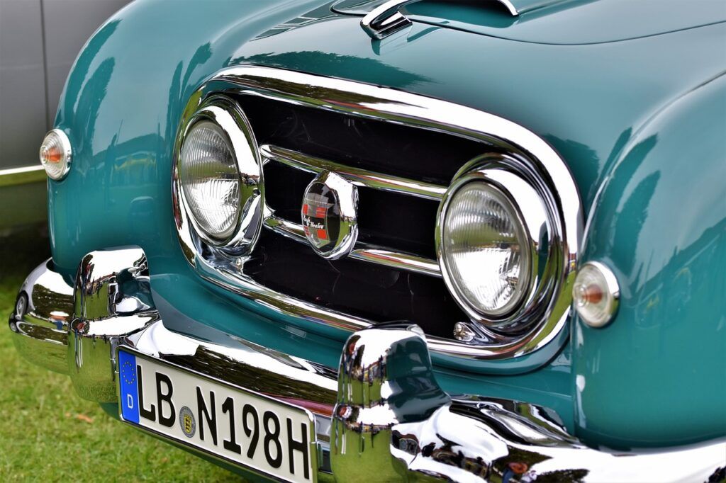 nash healey, antique car, automobile