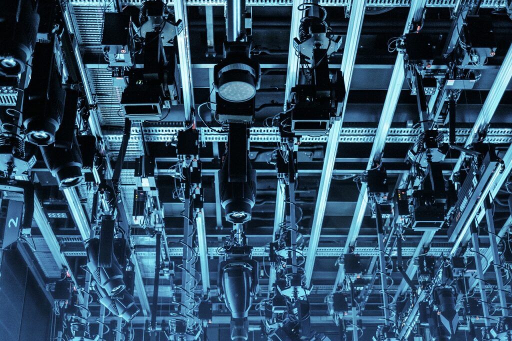 technology, advanced, lights