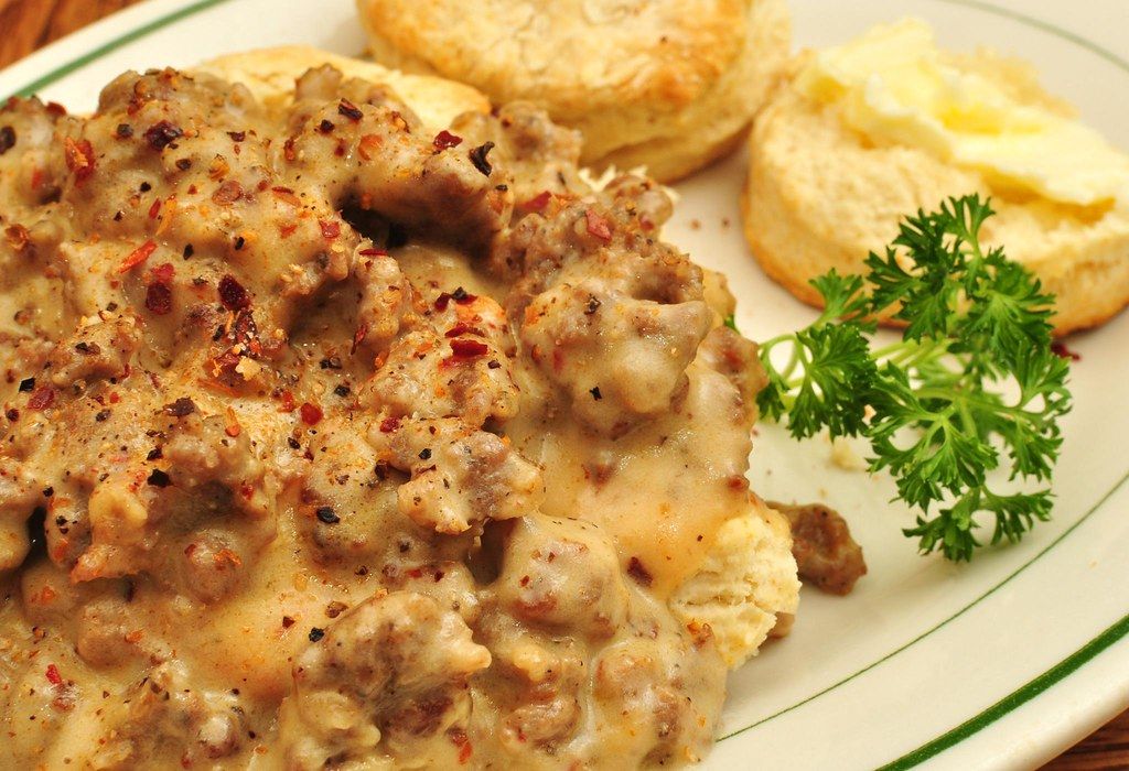 Homemade Comfort: Biscuits & Gravy with Potatoes and Eggs