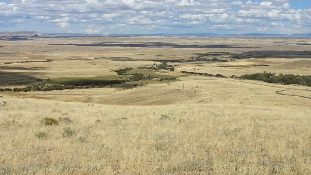 wyoming, clouds, rolling
