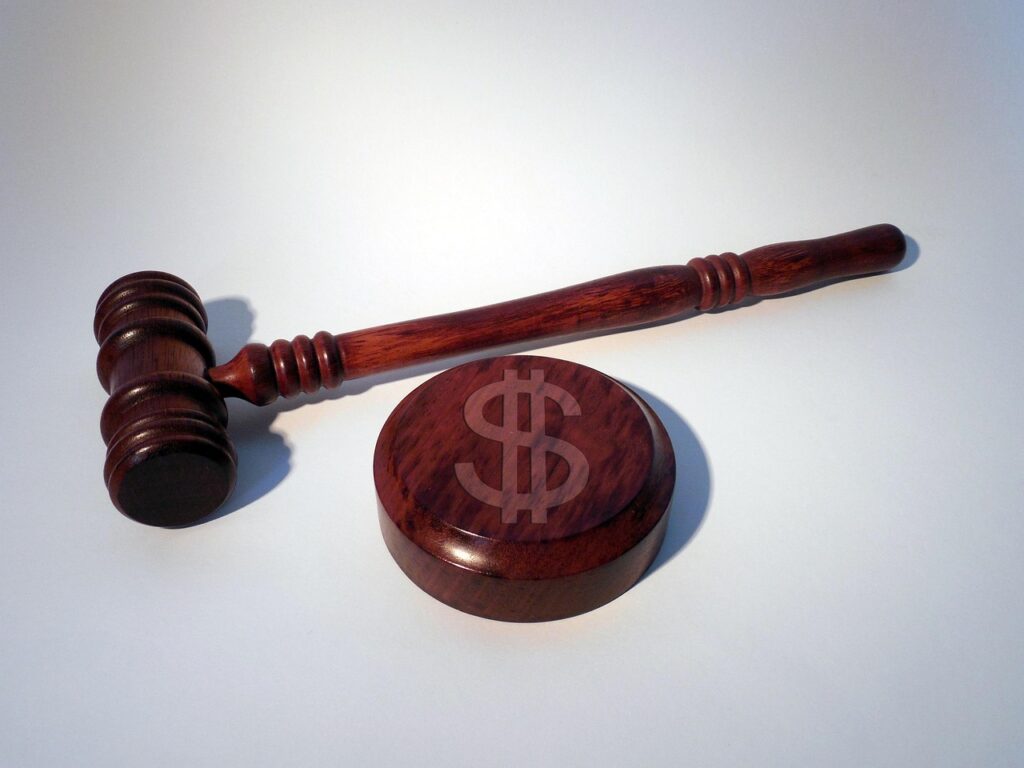 hammer, dish, dollar, dollar sign, fine, justice, judge, jurisdiction, paragraph, law, penalty, money, verdict, penalty, penalty, penalty, penalty, penalty