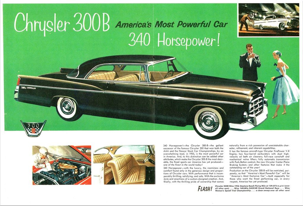 The 1955 Chrysler C-300: America's Most Powerful Car