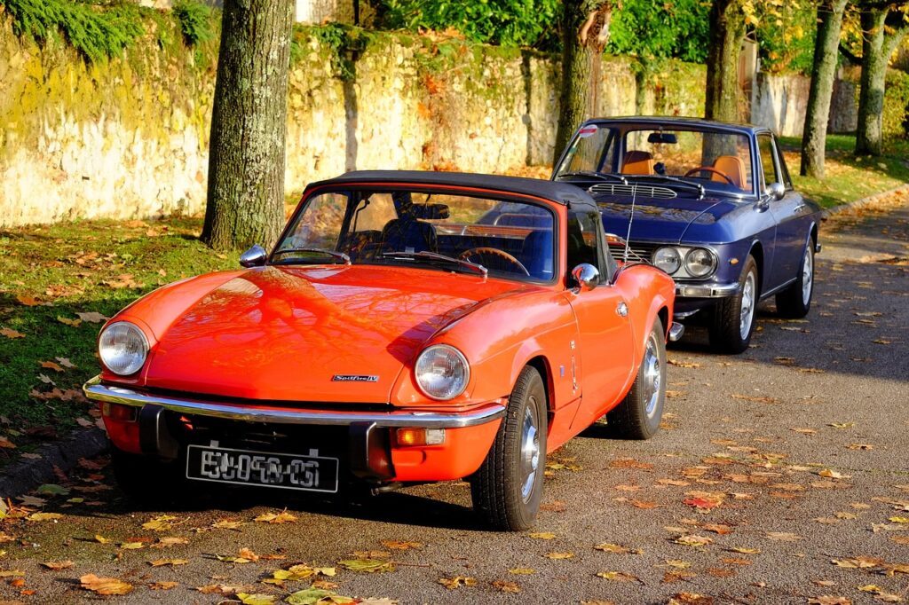 spitfire, triumph, car, vintage, automobile, collection, retro, vehicle, lancia, car wallpapers, coupé, roadster