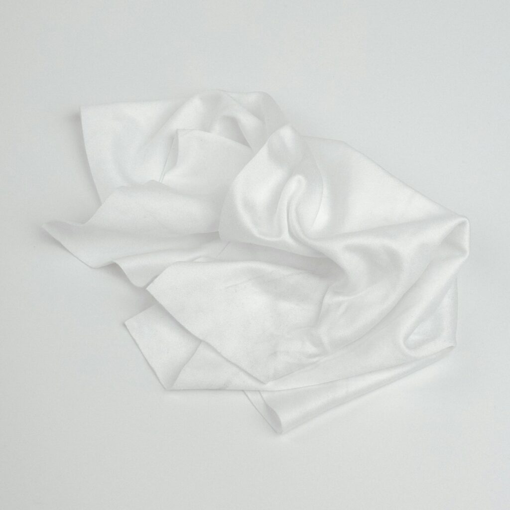 photo of white textile