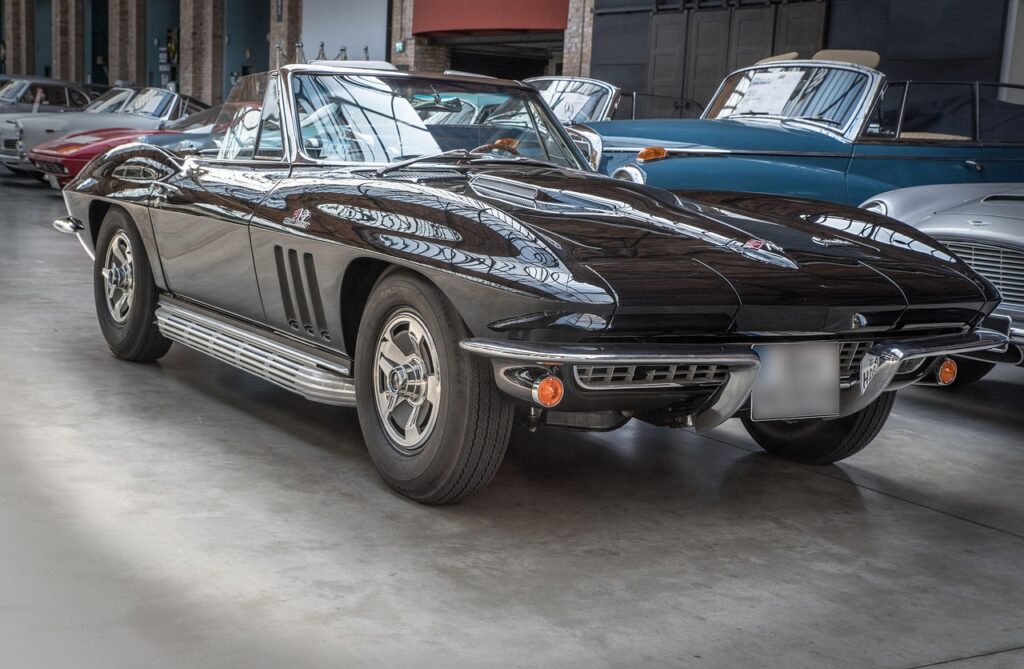 chevrolet corvette stingray, antique car, car, cabriolet, chevrolet, car wallpapers, chevrolet corvette, sports car, auto, automobile, vintage, retro