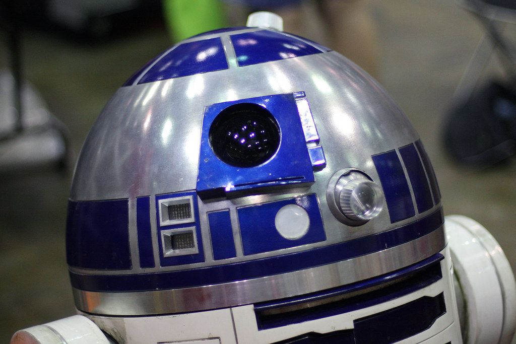 R2-D2 and C-3PO in “Raiders of the Lost Ark”
