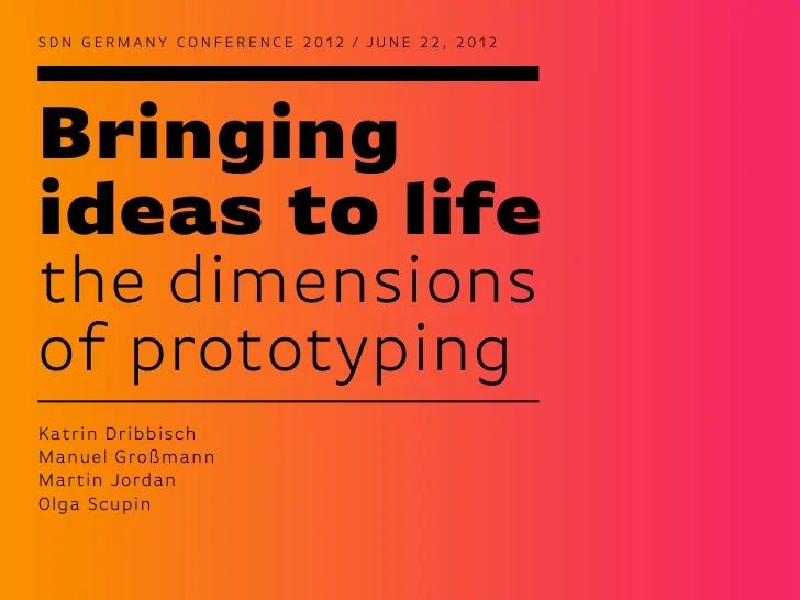 Bringing Ideas to Life: Sketching and Prototyping