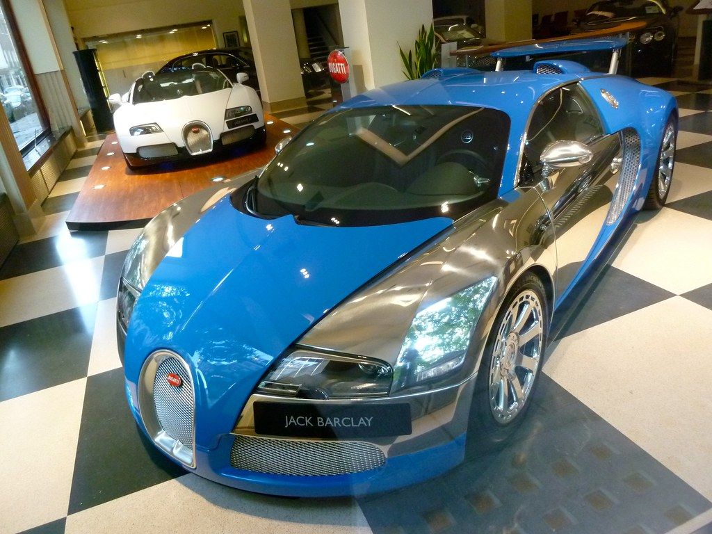 Chrome Bugatti Veyron
