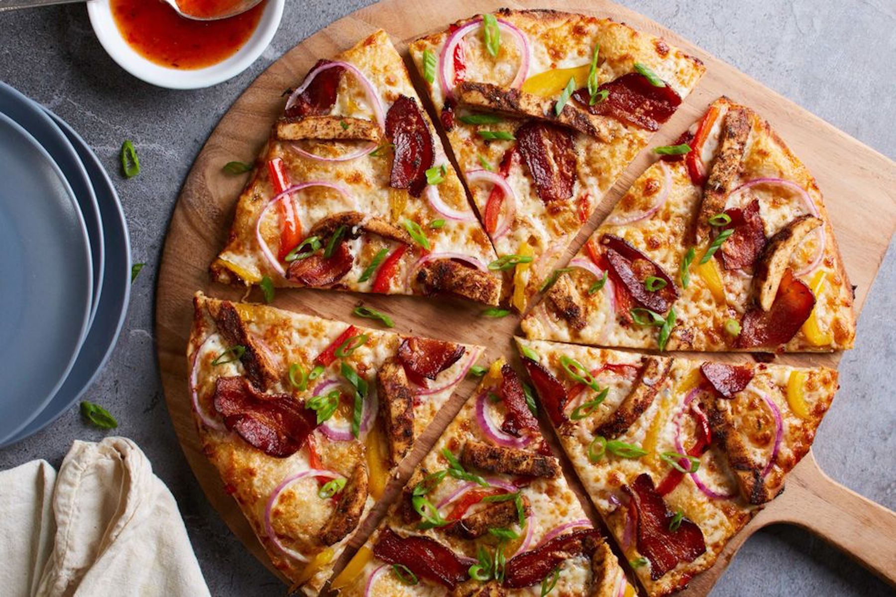 California-style pizza