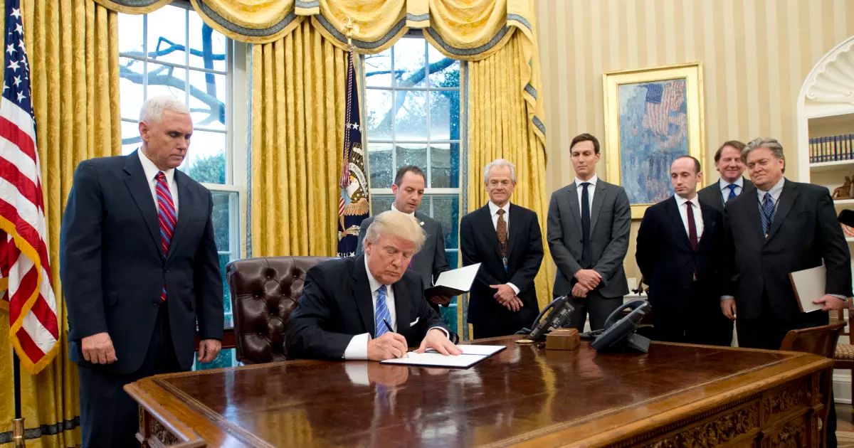 President Donald Trump executive action
