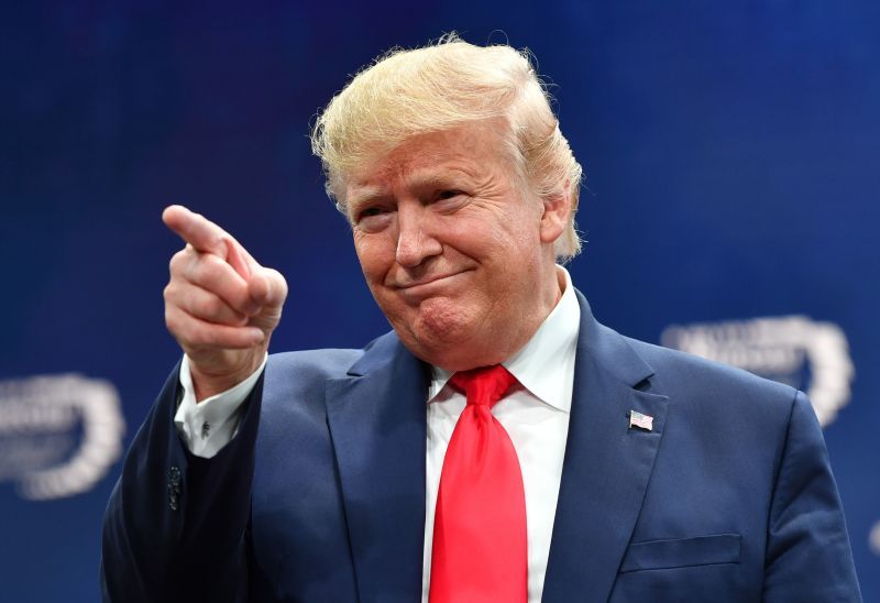 Trump and Satan bedroom scene
