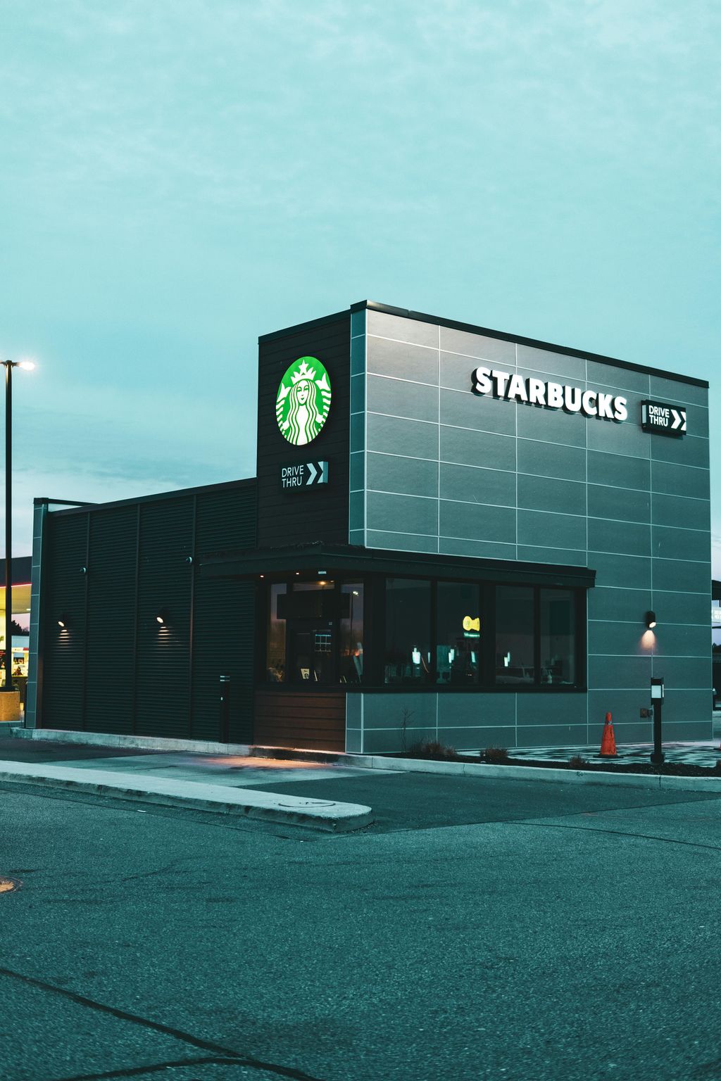 Starbucks drive-thru digital menu boards