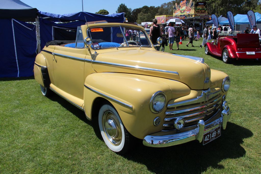Yellow 1948 Ford Super DeLuxe from The Karate Kid (1984)