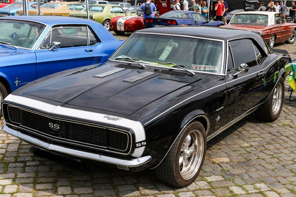 Lane’s black 1967 Chevy Camaro