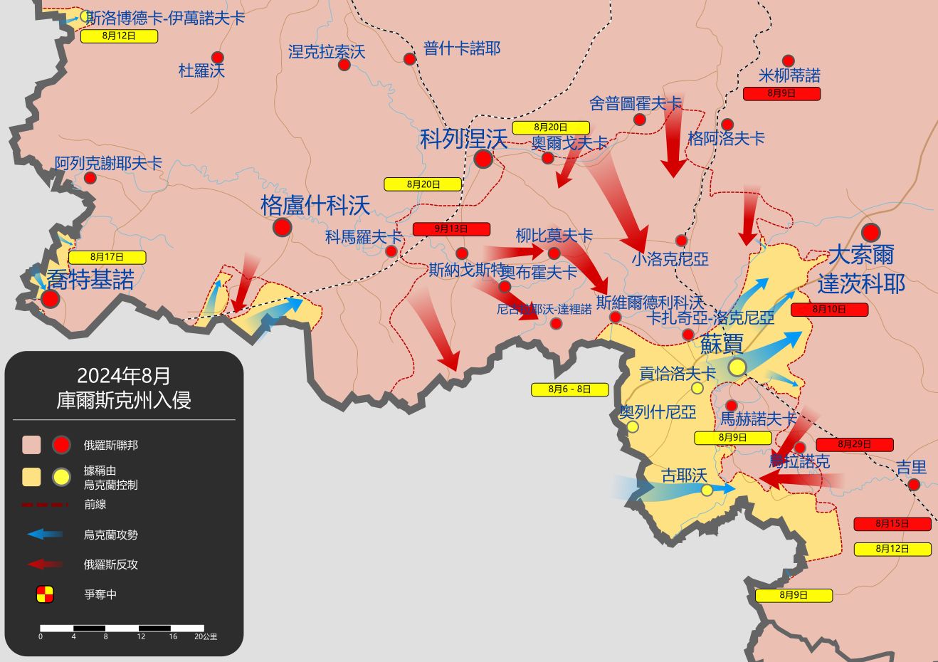Ukrainian occupation of Kursk