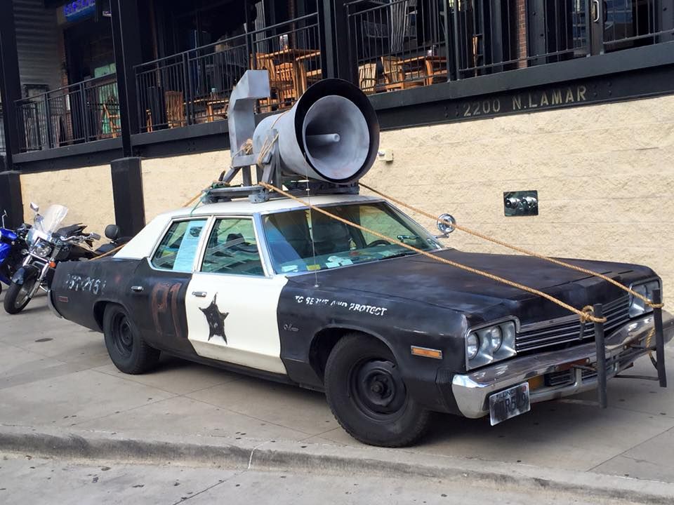 The Bluesmobile from “The Blues Brothers” (1980)