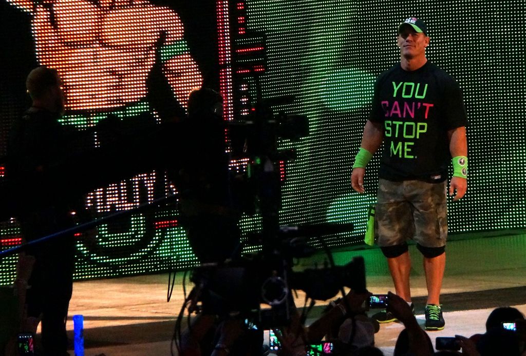 Cena's entrance