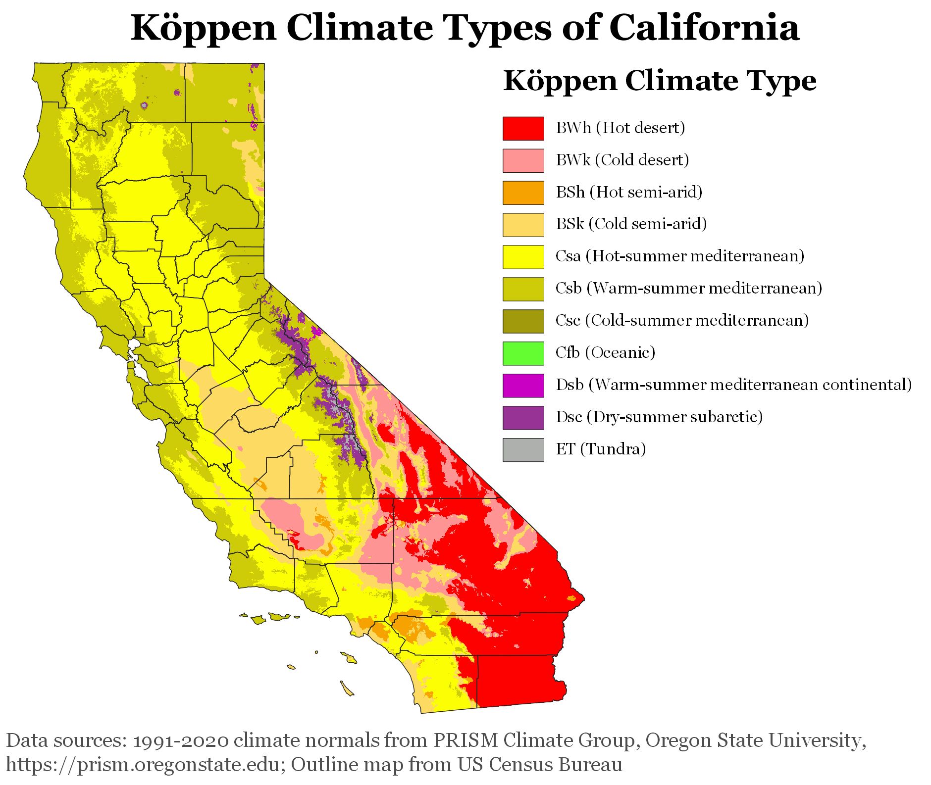 California Mediterranean climate