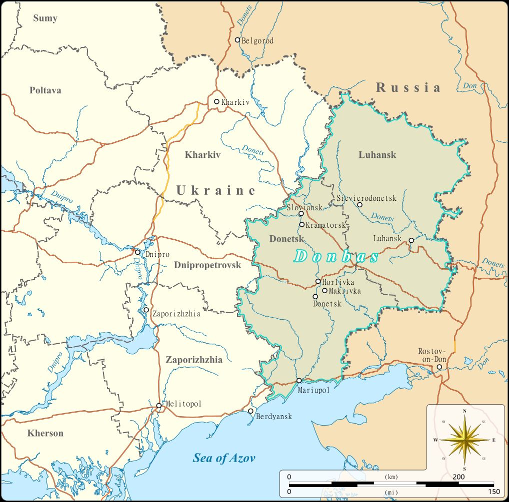 Luhansk and Donetsk