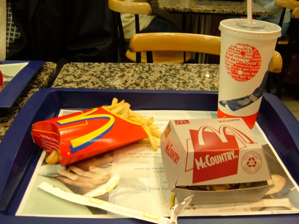 McDonald's migraine meal