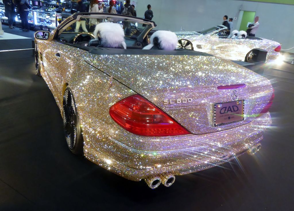 The Diamond-Encrusted Mercedes SL600