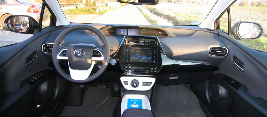 Prius off-centered dashboard