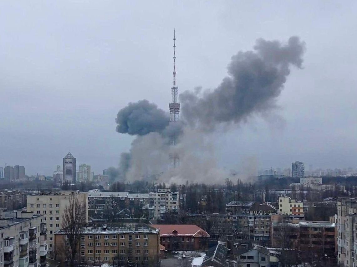 Kyiv aerial bombardment