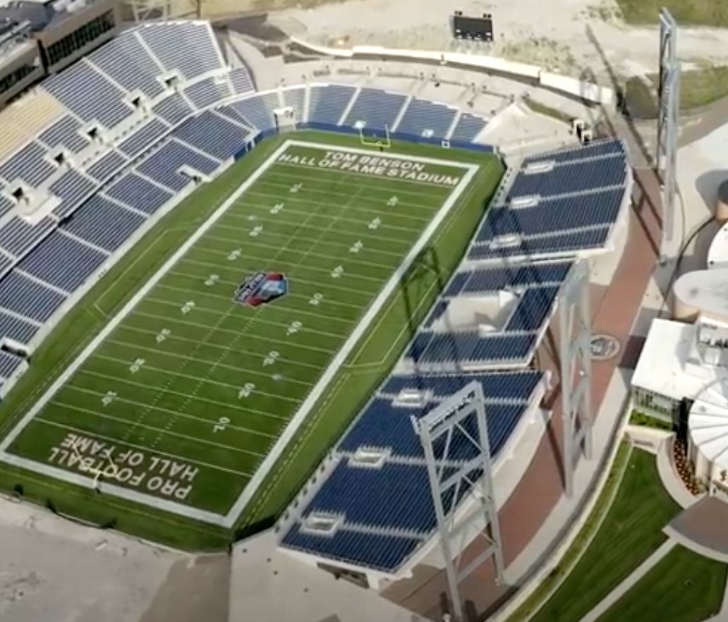 Tom Benson Hall of Fame Stadium