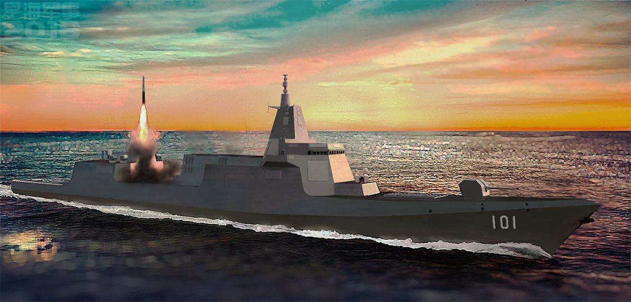 Type 055 destroyers