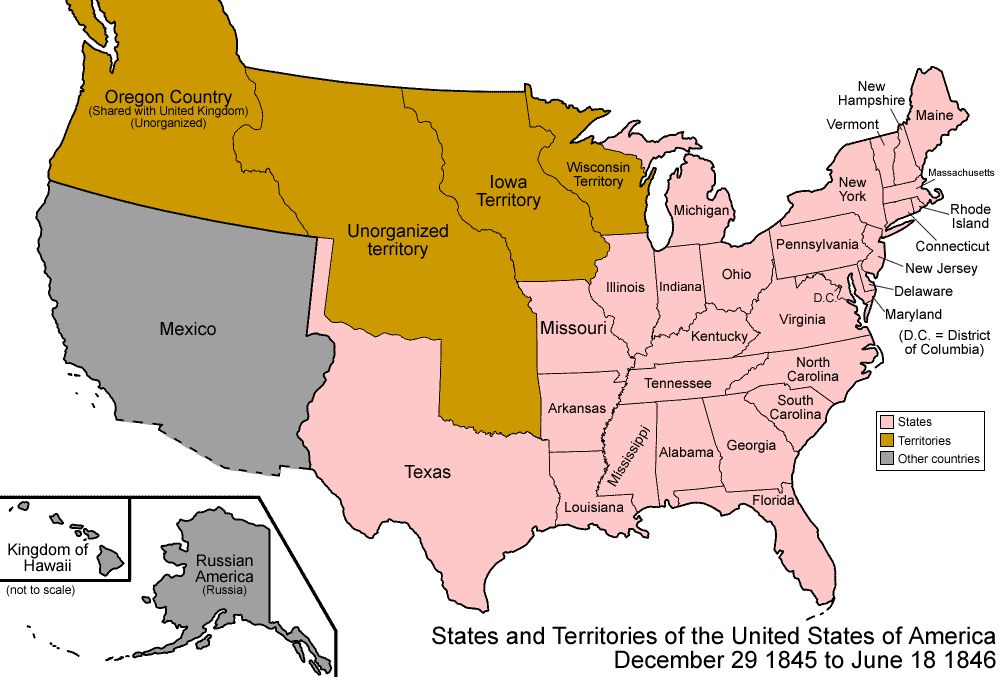 United States annexation of Republic of Texas 1845