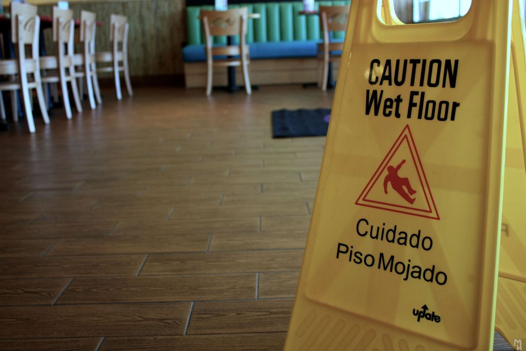 slip and fall at McDonald's